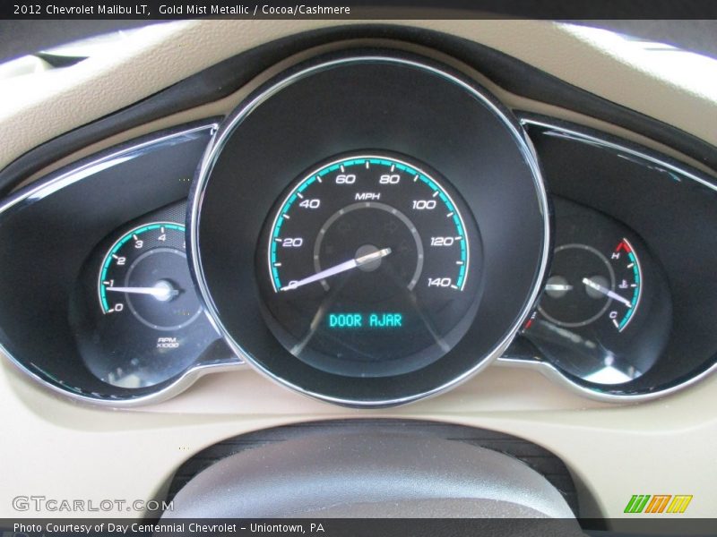 Gold Mist Metallic / Cocoa/Cashmere 2012 Chevrolet Malibu LT