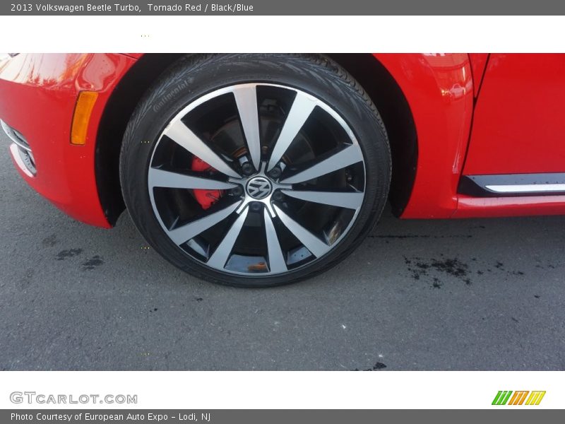 Tornado Red / Black/Blue 2013 Volkswagen Beetle Turbo