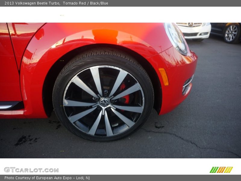 Tornado Red / Black/Blue 2013 Volkswagen Beetle Turbo