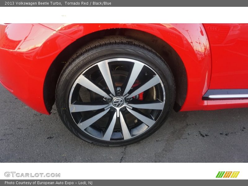 Tornado Red / Black/Blue 2013 Volkswagen Beetle Turbo