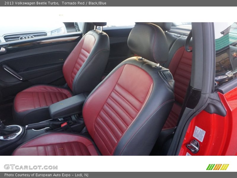 Tornado Red / Black/Blue 2013 Volkswagen Beetle Turbo
