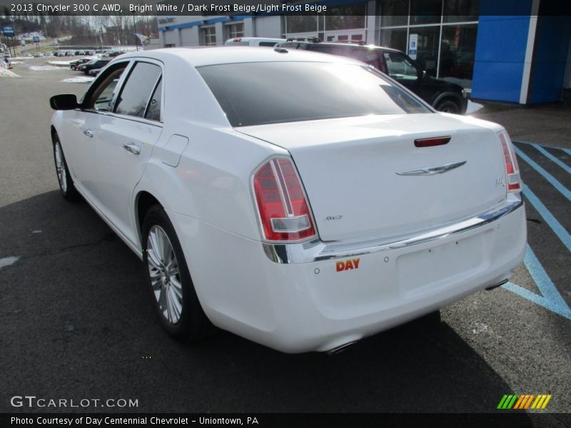 Bright White / Dark Frost Beige/Light Frost Beige 2013 Chrysler 300 C AWD
