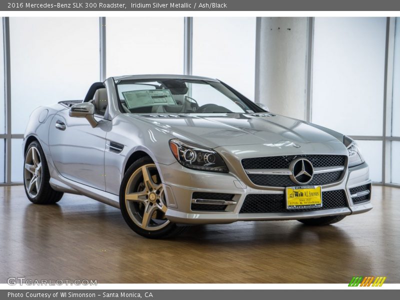 Iridium Silver Metallic / Ash/Black 2016 Mercedes-Benz SLK 300 Roadster