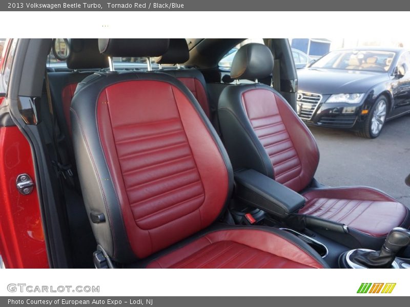 Tornado Red / Black/Blue 2013 Volkswagen Beetle Turbo