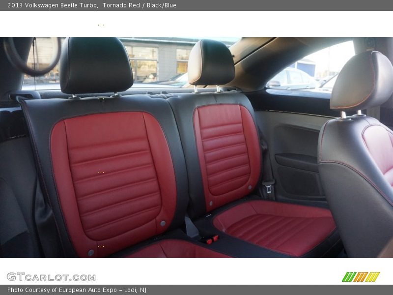 Tornado Red / Black/Blue 2013 Volkswagen Beetle Turbo