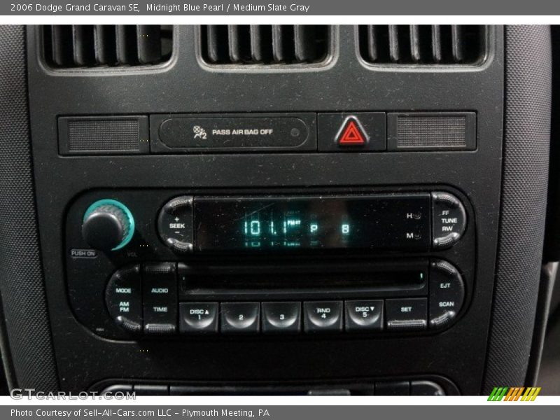 Midnight Blue Pearl / Medium Slate Gray 2006 Dodge Grand Caravan SE