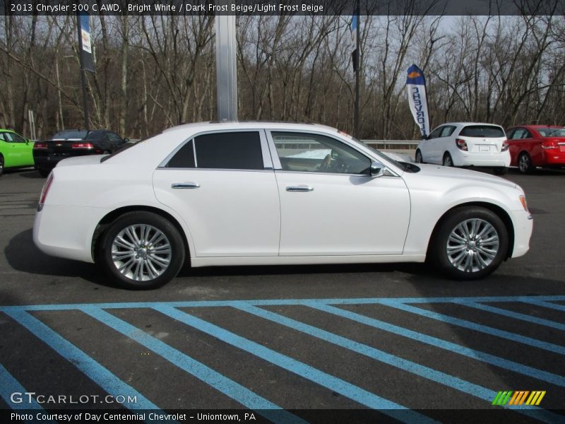 Bright White / Dark Frost Beige/Light Frost Beige 2013 Chrysler 300 C AWD