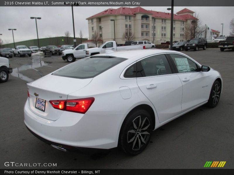 Summit White / Dark Atmosphere/Medium Ash Gray 2016 Chevrolet Malibu LT
