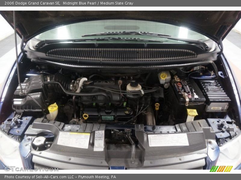 Midnight Blue Pearl / Medium Slate Gray 2006 Dodge Grand Caravan SE