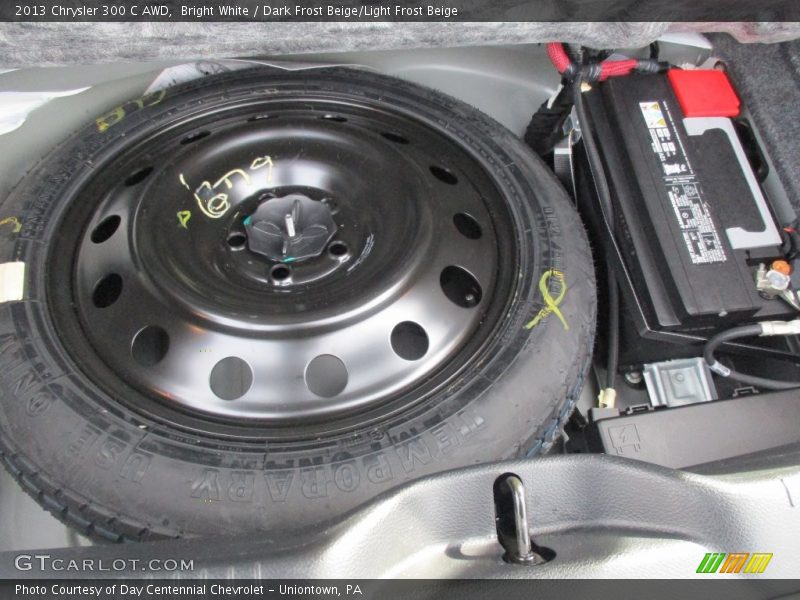 Bright White / Dark Frost Beige/Light Frost Beige 2013 Chrysler 300 C AWD