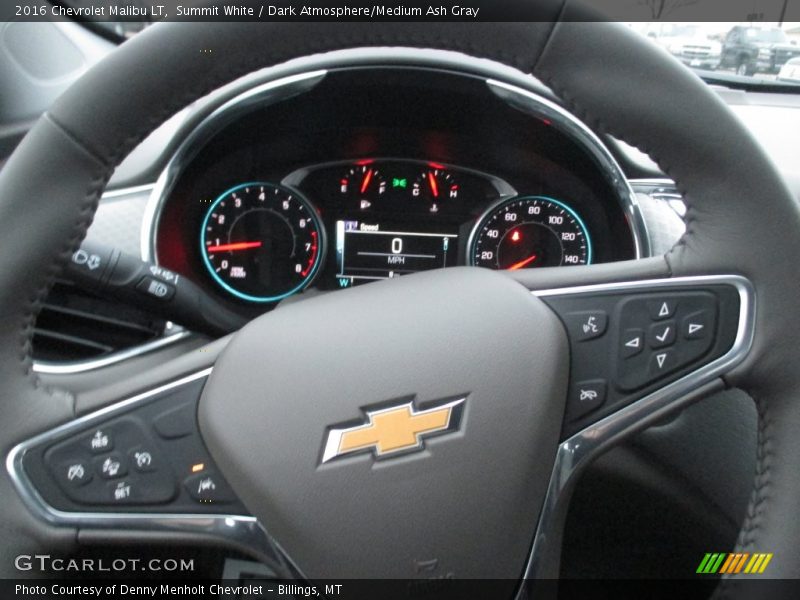 Summit White / Dark Atmosphere/Medium Ash Gray 2016 Chevrolet Malibu LT