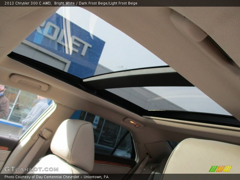 Bright White / Dark Frost Beige/Light Frost Beige 2013 Chrysler 300 C AWD