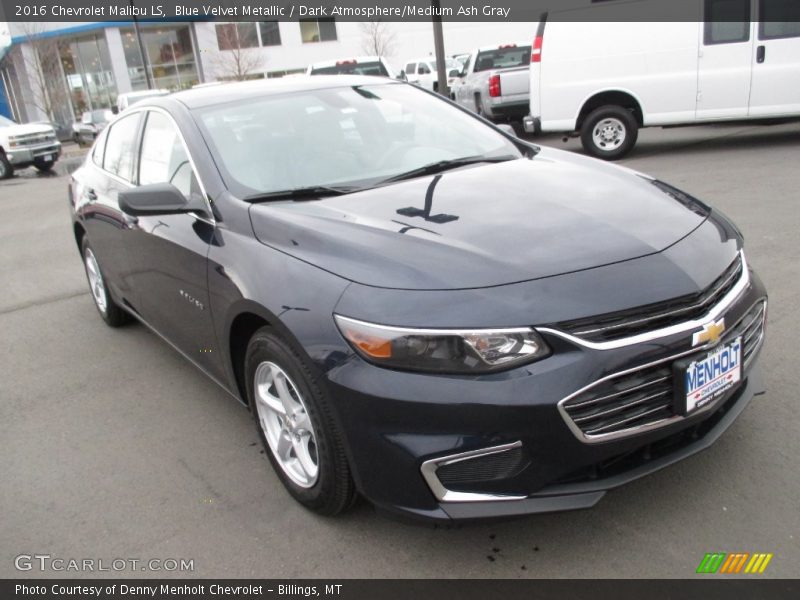 Blue Velvet Metallic / Dark Atmosphere/Medium Ash Gray 2016 Chevrolet Malibu LS