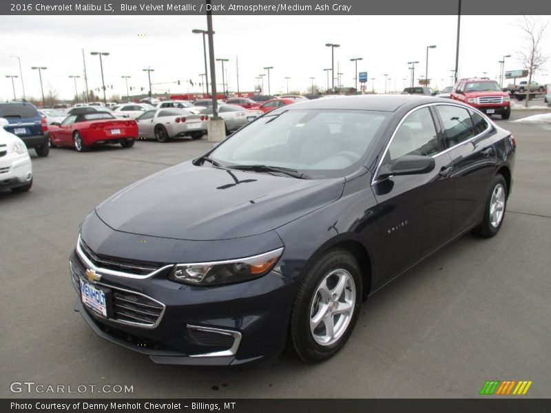 Blue Velvet Metallic / Dark Atmosphere/Medium Ash Gray 2016 Chevrolet Malibu LS