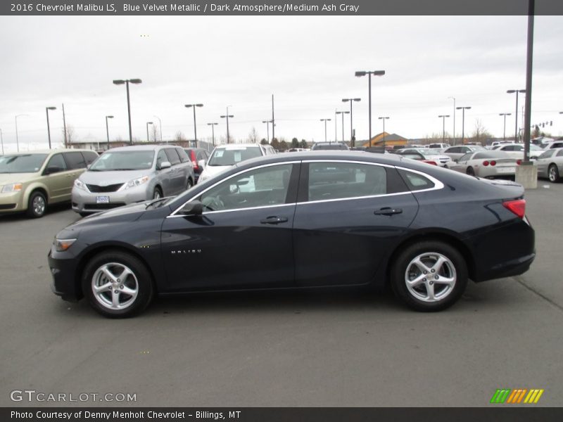 Blue Velvet Metallic / Dark Atmosphere/Medium Ash Gray 2016 Chevrolet Malibu LS