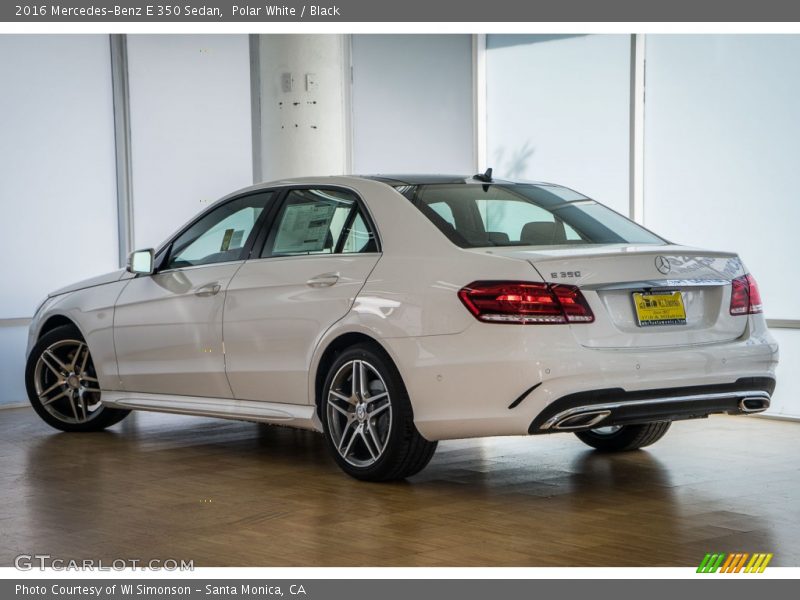 Polar White / Black 2016 Mercedes-Benz E 350 Sedan