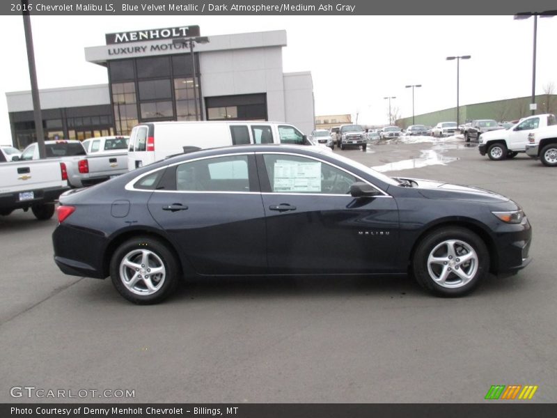 Blue Velvet Metallic / Dark Atmosphere/Medium Ash Gray 2016 Chevrolet Malibu LS