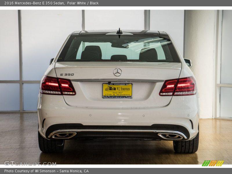 Polar White / Black 2016 Mercedes-Benz E 350 Sedan