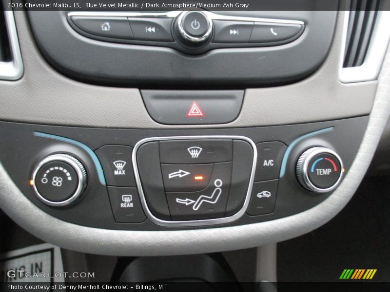 Blue Velvet Metallic / Dark Atmosphere/Medium Ash Gray 2016 Chevrolet Malibu LS
