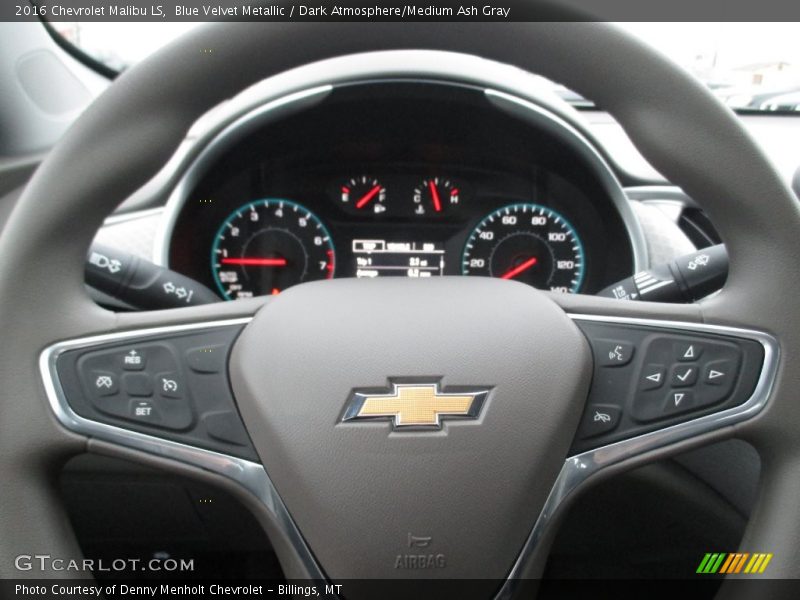 Blue Velvet Metallic / Dark Atmosphere/Medium Ash Gray 2016 Chevrolet Malibu LS