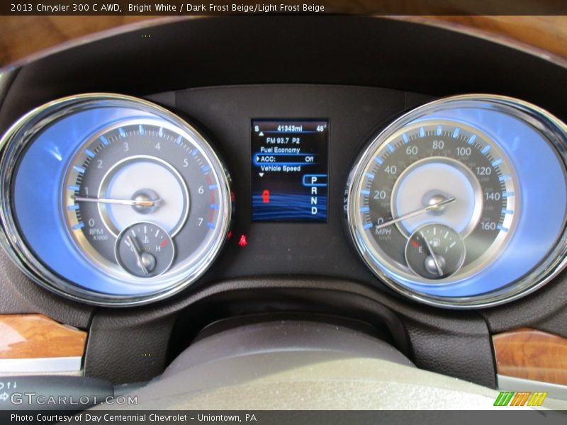 Bright White / Dark Frost Beige/Light Frost Beige 2013 Chrysler 300 C AWD