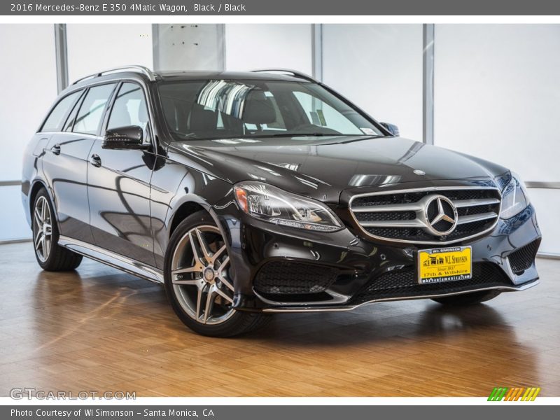 Black / Black 2016 Mercedes-Benz E 350 4Matic Wagon