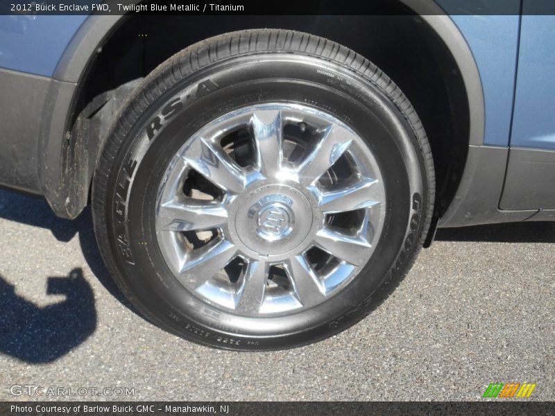 Twilight Blue Metallic / Titanium 2012 Buick Enclave FWD