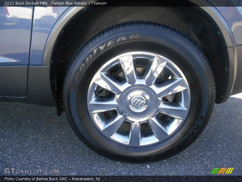 Twilight Blue Metallic / Titanium 2012 Buick Enclave FWD