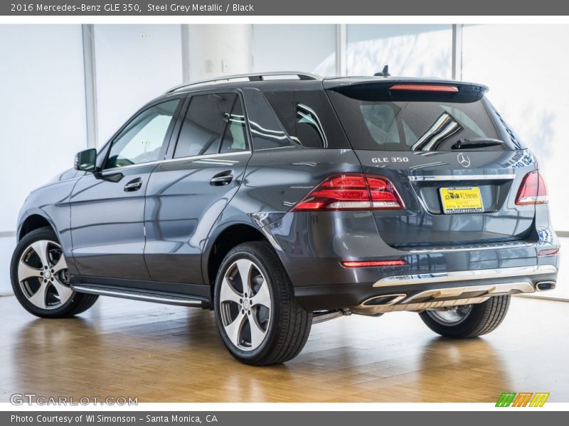 Steel Grey Metallic / Black 2016 Mercedes-Benz GLE 350