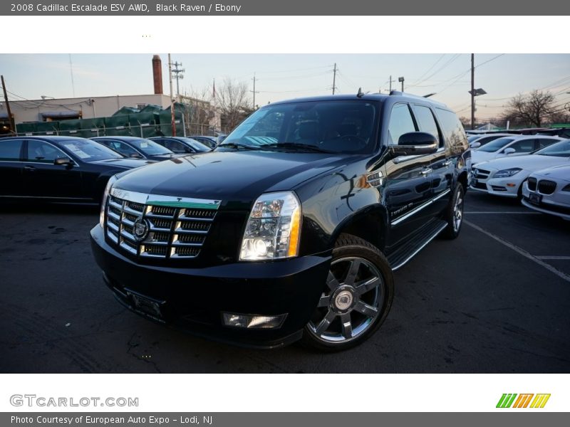 Black Raven / Ebony 2008 Cadillac Escalade ESV AWD