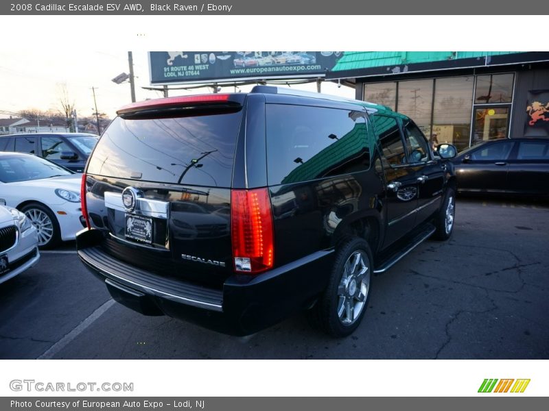 Black Raven / Ebony 2008 Cadillac Escalade ESV AWD