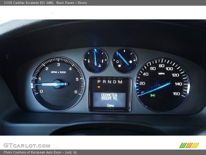 Black Raven / Ebony 2008 Cadillac Escalade ESV AWD