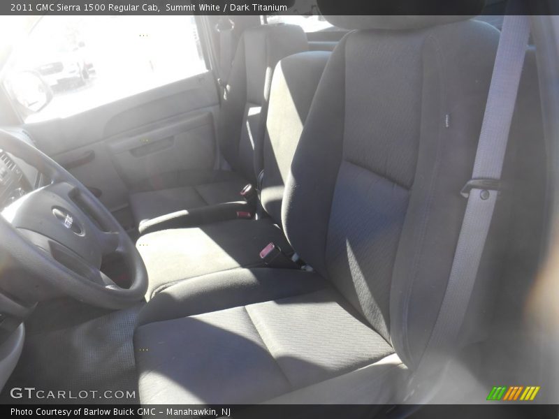 Summit White / Dark Titanium 2011 GMC Sierra 1500 Regular Cab