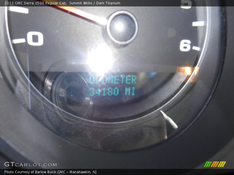 Summit White / Dark Titanium 2011 GMC Sierra 1500 Regular Cab