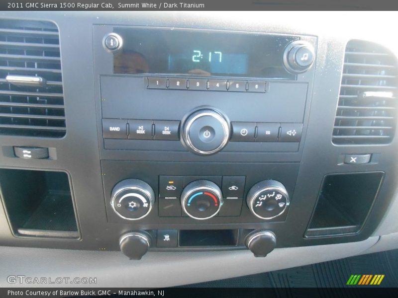 Summit White / Dark Titanium 2011 GMC Sierra 1500 Regular Cab