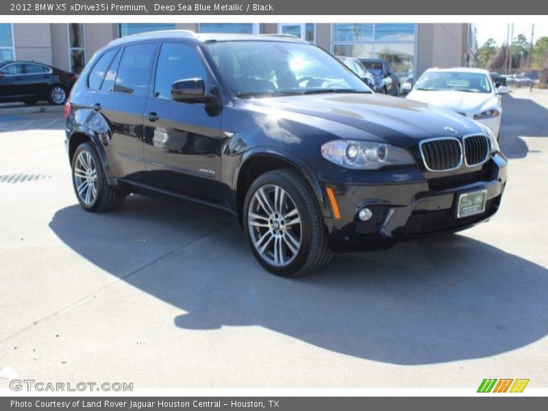 Deep Sea Blue Metallic / Black 2012 BMW X5 xDrive35i Premium