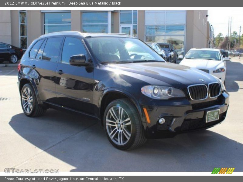 Deep Sea Blue Metallic / Black 2012 BMW X5 xDrive35i Premium