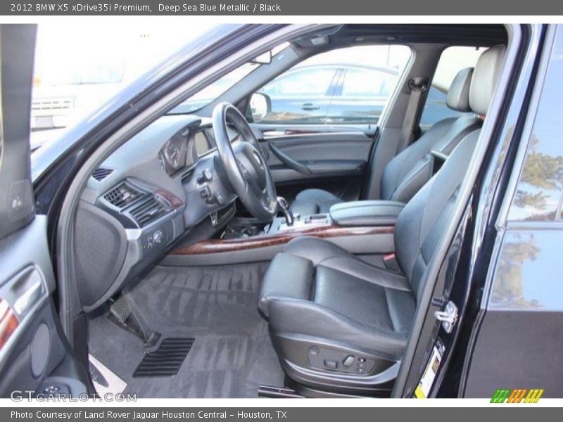 Deep Sea Blue Metallic / Black 2012 BMW X5 xDrive35i Premium