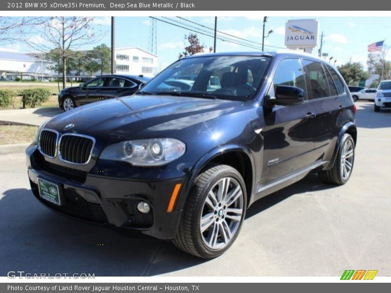 Deep Sea Blue Metallic / Black 2012 BMW X5 xDrive35i Premium