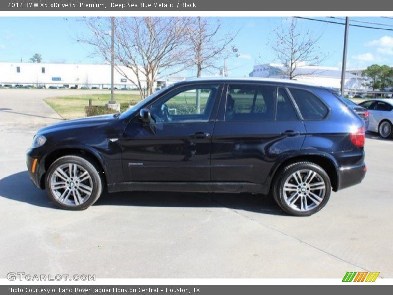 Deep Sea Blue Metallic / Black 2012 BMW X5 xDrive35i Premium