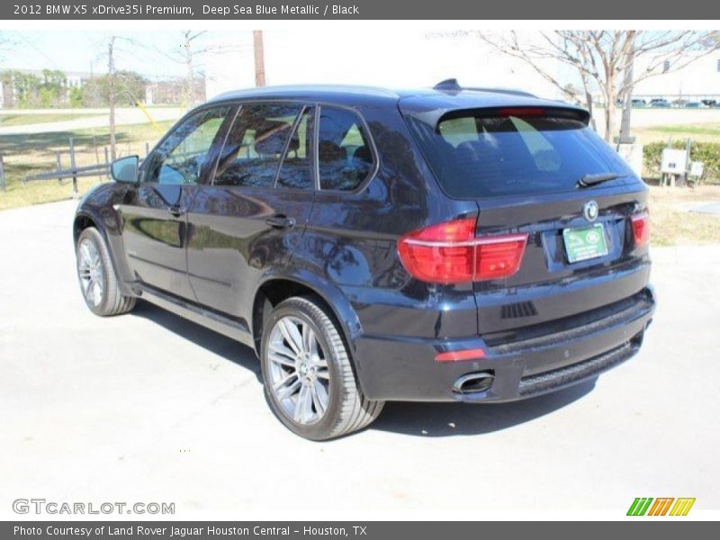 Deep Sea Blue Metallic / Black 2012 BMW X5 xDrive35i Premium