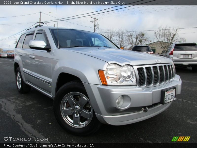 Bright Silver Metallic / Medium Slate Gray 2006 Jeep Grand Cherokee Overland 4x4