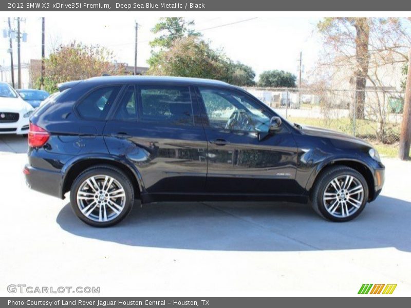 Deep Sea Blue Metallic / Black 2012 BMW X5 xDrive35i Premium