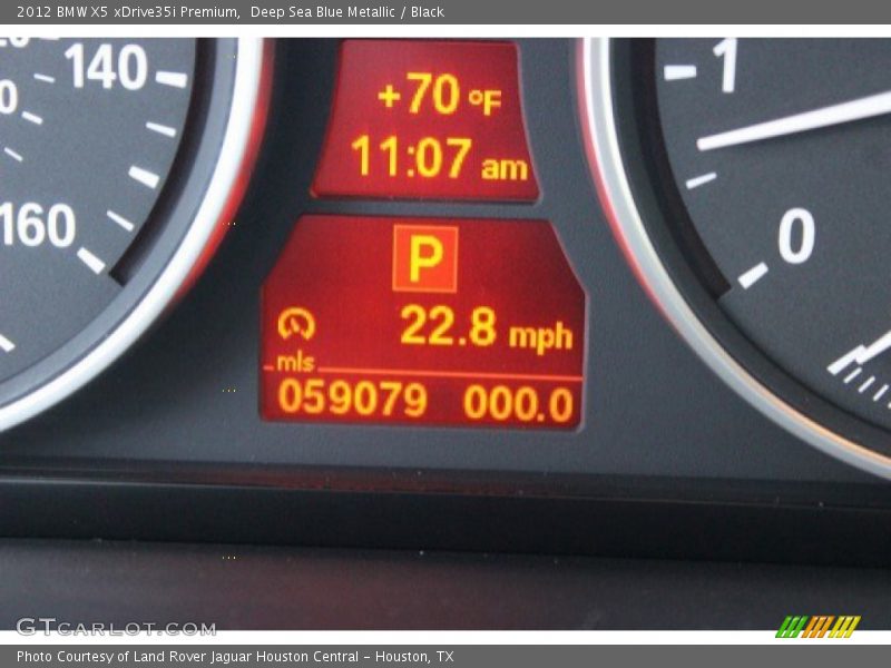 Deep Sea Blue Metallic / Black 2012 BMW X5 xDrive35i Premium