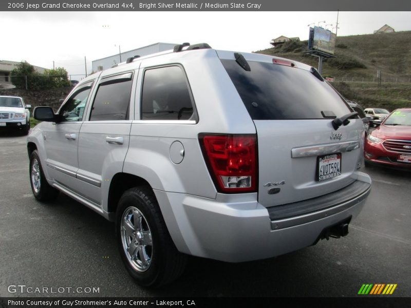 Bright Silver Metallic / Medium Slate Gray 2006 Jeep Grand Cherokee Overland 4x4