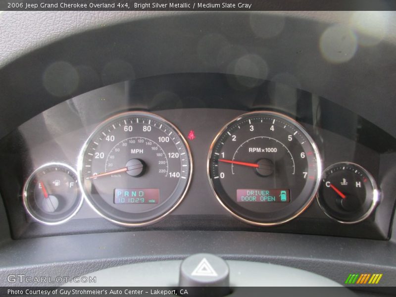 Bright Silver Metallic / Medium Slate Gray 2006 Jeep Grand Cherokee Overland 4x4