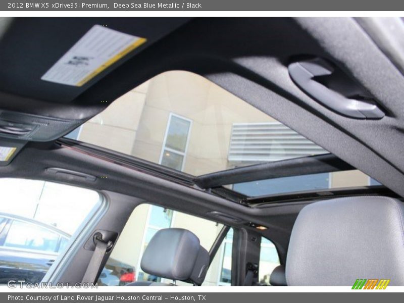 Deep Sea Blue Metallic / Black 2012 BMW X5 xDrive35i Premium