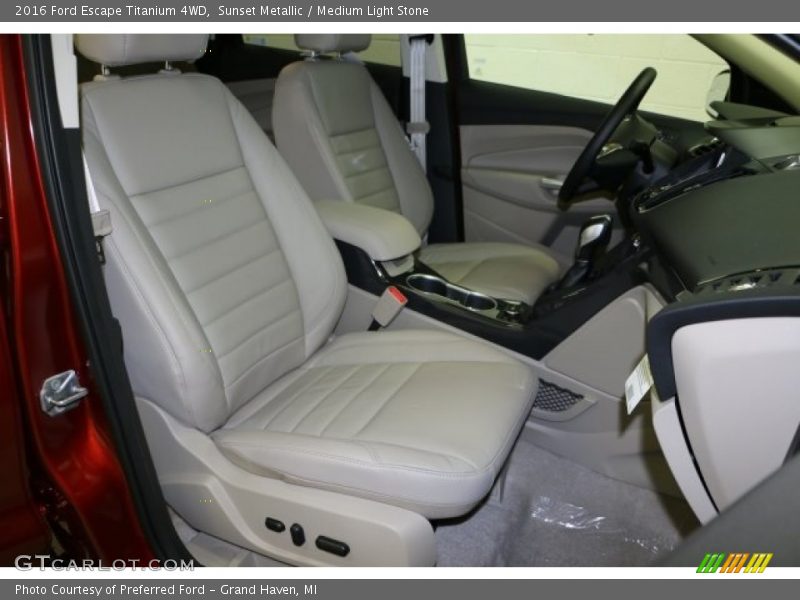 Sunset Metallic / Medium Light Stone 2016 Ford Escape Titanium 4WD