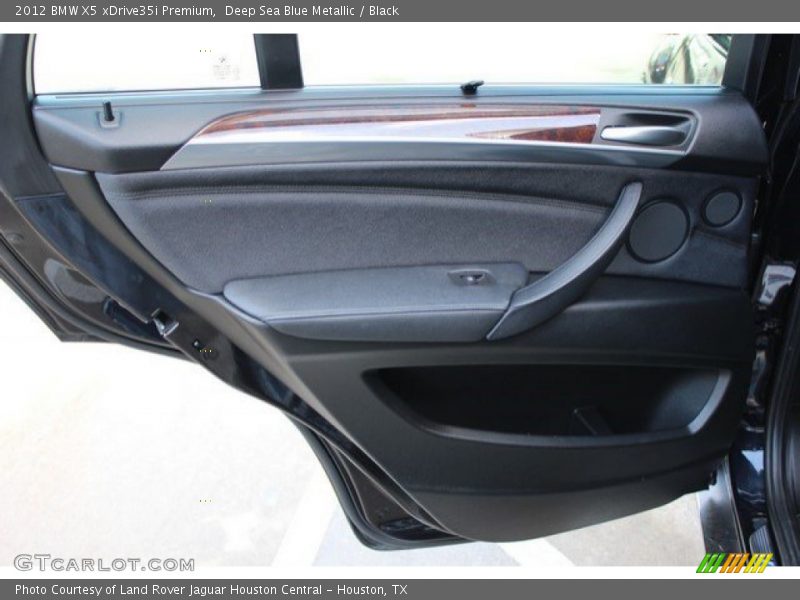Deep Sea Blue Metallic / Black 2012 BMW X5 xDrive35i Premium