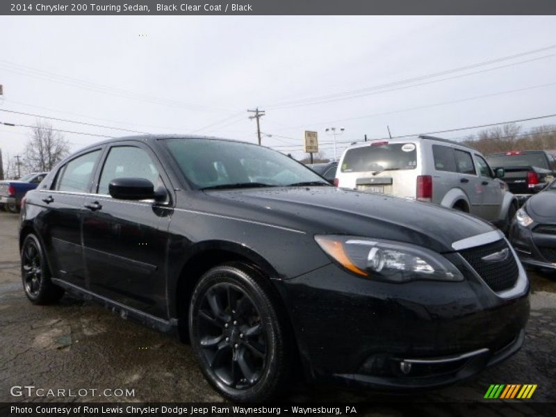 Black Clear Coat / Black 2014 Chrysler 200 Touring Sedan